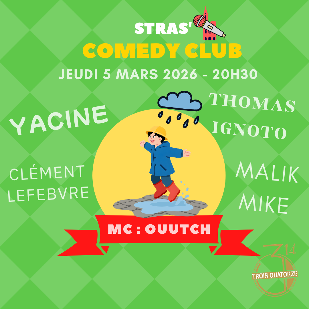 Stras Comedy Club : Mars 2026